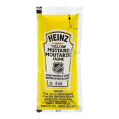 HEINZ The Heinz Mustard Packets Bulk Size - 6ml / 2.11 Gallons (500/Case) 