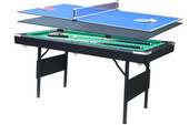 Chicken Pieces Multifunctional 3-in-1 Game Table - Billiard, Table Tennis, and Dining Table Combo for Indoor Use 