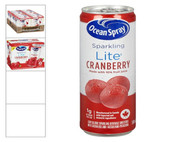 Ocean Spray Drink Cranberry Sparkling Lite 340 ML/11.5 ounces (24/Case)