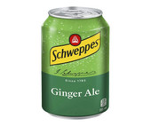 Schwepps Soda Ginger Ale 355 M/12 ounces (12/Case) Crisp & Bright Flavor