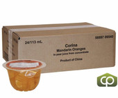 Chicken Pieces Corina Fruit Cup Mandarin Orange in Pear Juice, 113 ML/3.8 oz, 24/Case - Bite-Sized Segments 