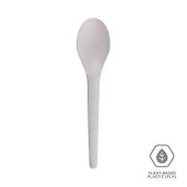 Chicken Pieces Eco Products Spoon Biodegradable White, 6 inches, 40 CT (24/Case) - Sustainable Cutlery 