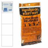 Chicken Pieces Handgard Latex Glove Reusable Orange Medium 12-Pair (4/Case) - Heavy Duty 