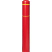  Innoplast BollardGard Red Bollard Cover 7 1/8" x 60" with Reflective Stripes 