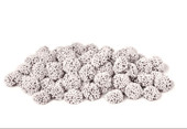 Chicken Pieces Mini Dark Chocolate Nonpareils (White) Bulk Food Service 25lbs/11.34 kgs 