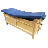 bailey Bailey Cabinet Treatment Table with Adjustable Dual Leg Rest and Adjustable Backrest 