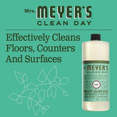  Mrs. Meyer's Multi-Surface Everyday Cleaner, Basil Scent, 473 mL/16 oz (6/Case) 