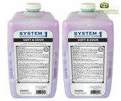  Diversey System 1 Soft and Sour Hyper-Concentrated Laundry Neutralizer and Fabric Softener 3.1L/104.82 oz (2/Case) 