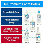 tork Tork® Elevation Manual Foam Soap Dispenser, Black 24 ml/12.8 oz (4/Case) 