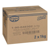 Shirriff Gelatin Cherry Wild Powder 1Kg/2.20Lbs (2/Case)-Canadian Made