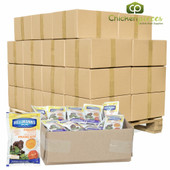 Hellmann's French Dressing, Portion Bulk 44ml | 102/CASE | 50 CASES PER PALLET-(Total 5100 units) - chicken pieces