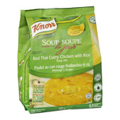 KNORR Red Thai Curry Chicken With Rice Soup Mix 583 g KNORR Chicken Pieces