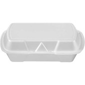 Foam Hinged Snack Container 100x1.0 ea A2ZBazar Chicken Pieces