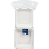 Polar Bagasse Meal Container 8 Inch 50 un POLAR Chicken Pieces