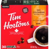 TIM HORTONS Columbian K-Cu Coffee Pods 30 ea