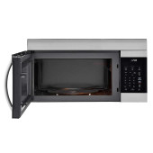 LG 1.7 cu. ft. Stainless-Steel Over-the-Range Microwave - Convenient Cooking and Easy Maintenance-Chicken pieces