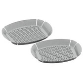 Stainless-steel BBQ Baskets, 2-pack