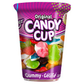 Huer Candy Cup Gummies 6 × 165 g (5.8 oz.) - Assorted Gummy Candy Delights in Convenient Cups- Chicken Pieces