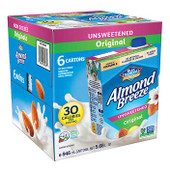 Almond Breeze Unsweetened Original Almond Milk - 6-Pack, 946 mL Each - Nutrient-Rich Dairy Alternative- Chicken Pieces