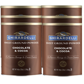 Ghirardelli 3 lb. Sweet Ground Chocolate & Cocoa Powder 6 Packs