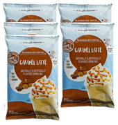 Big Train 3.5 lb. Caramel Latte Blended Ice Coffee Mix 5 Packs