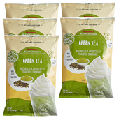 Big Train 3.5 lb. Dragonfly Green Tea Blended Creme Frappe Mix 5 Packs