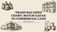 Trash Bag Sizes Chart: Match Gauge to Commercial Cans