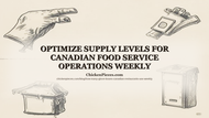 Optimize Supply Levels for Canadian Food Service Operations