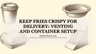 Keep Fries Crispy for Delivery: Venting and Container Setup