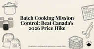 Batch Cooking Mission Control: How Canadian Households are Using Bulk Groceries to Beat the 2026 Price Hike