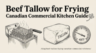Beef Tallow for Frying: The Complete Guide for Canadian Commercial Kitchens