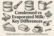 Condensed vs Evaporated Milk: Key Differences