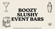 How to Make Boozy Slushies for Weddings and Event Bars