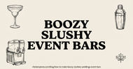 How to Make Boozy Slushies for Weddings and Event Bars