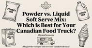 Powder vs. Liquid Soft Serve Mix: Which is Best for Your Canadian Food Truck?