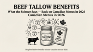 Beef Tallow Benefits: What the Science Says and Why It's Back on Canadian Menus in 2026