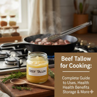 Beef Tallow for Cooking: Complete Guide to Uses, Health Benefits, Storage & More