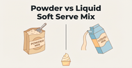 Powder vs Liquid Soft Serve Mix: Which is Better for Canadian Cafes?