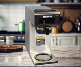 Bunn 11402.0001 WL2 Stainless Steel Low Profile Step Up Decanter Warmer -  Dual Burner