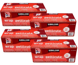 Kirkland Signature Plastic Wrap, Clear - 2 pack