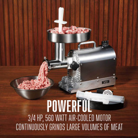 Weston #5 Electric Meat Grinder & Sausage Stuffer