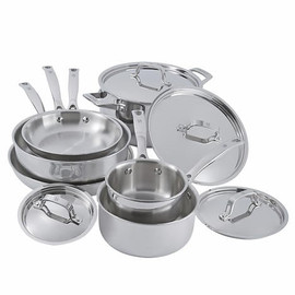 Henckels Clad Alliance 10-pc Stainless Steel Cookware Set - Silver - Bed  Bath & Beyond - 36028562