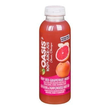 Oasis Ruby Red Grapefruit Juice, 100 Percent, Pet | 300ML/Unit, 24 Units/Case