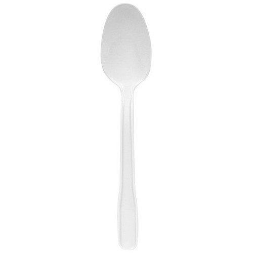 Polar White Plastic Tea Spoons