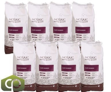 Mosaic Moreno Dark Whole Bean Coffee | 2LB/Unit, 8 Units/Case