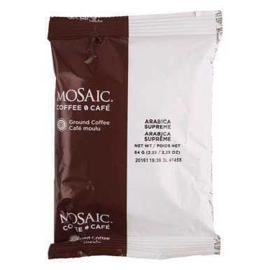 Mosaic 2.25oz Medium Supreme Arabica Coffee | 2.25Z/Unit, 64 Units/Case