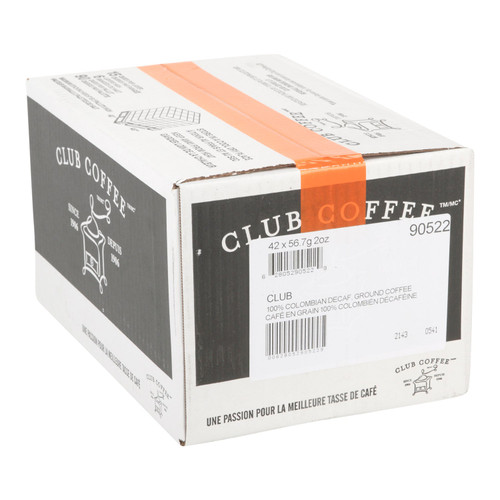 Club Coffee Decafinated Colombian Coffee