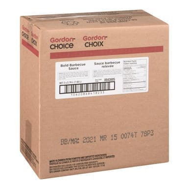 Gordon Choice GFS Bold Barbeque Sauce | 3.78L/Unit, 2 Units/Case