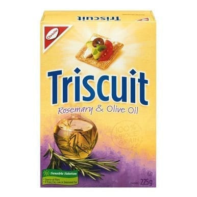 Christie Olive Oil & Rosemary Triscuit Crackers | 225G/Unit, 1 Unit/Case