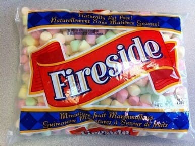Fireside Diastatic Coloured Miniature Marshmallows | 250G/Unit, 24 Units/Case